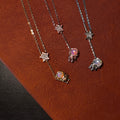 Solid Opal Astronaut Necklace