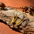 Solid Opal Spring earrings