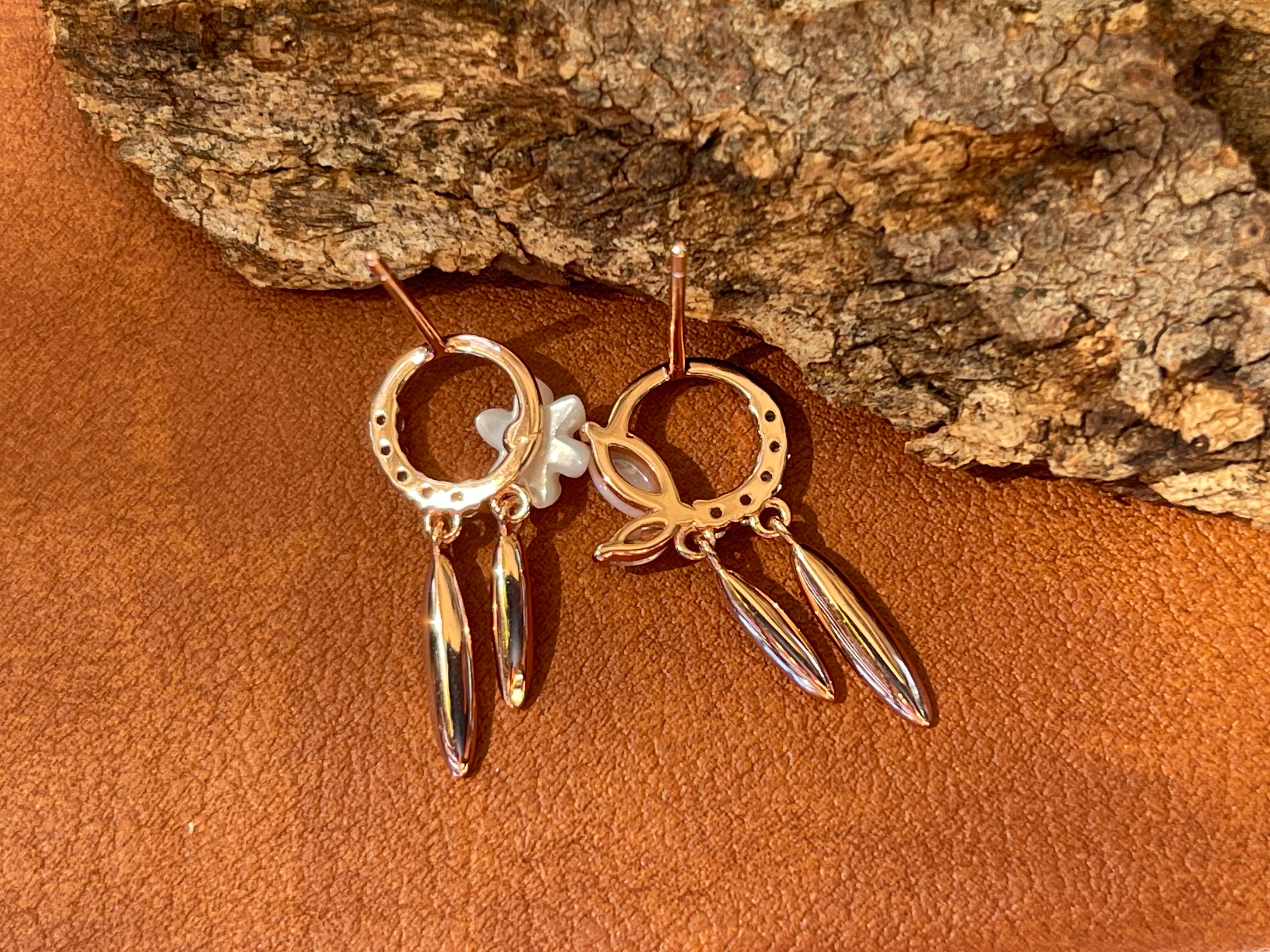 Solid Opal Spring earrings