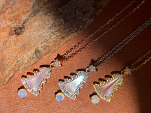 Solid Opal Christmas tree Necklace