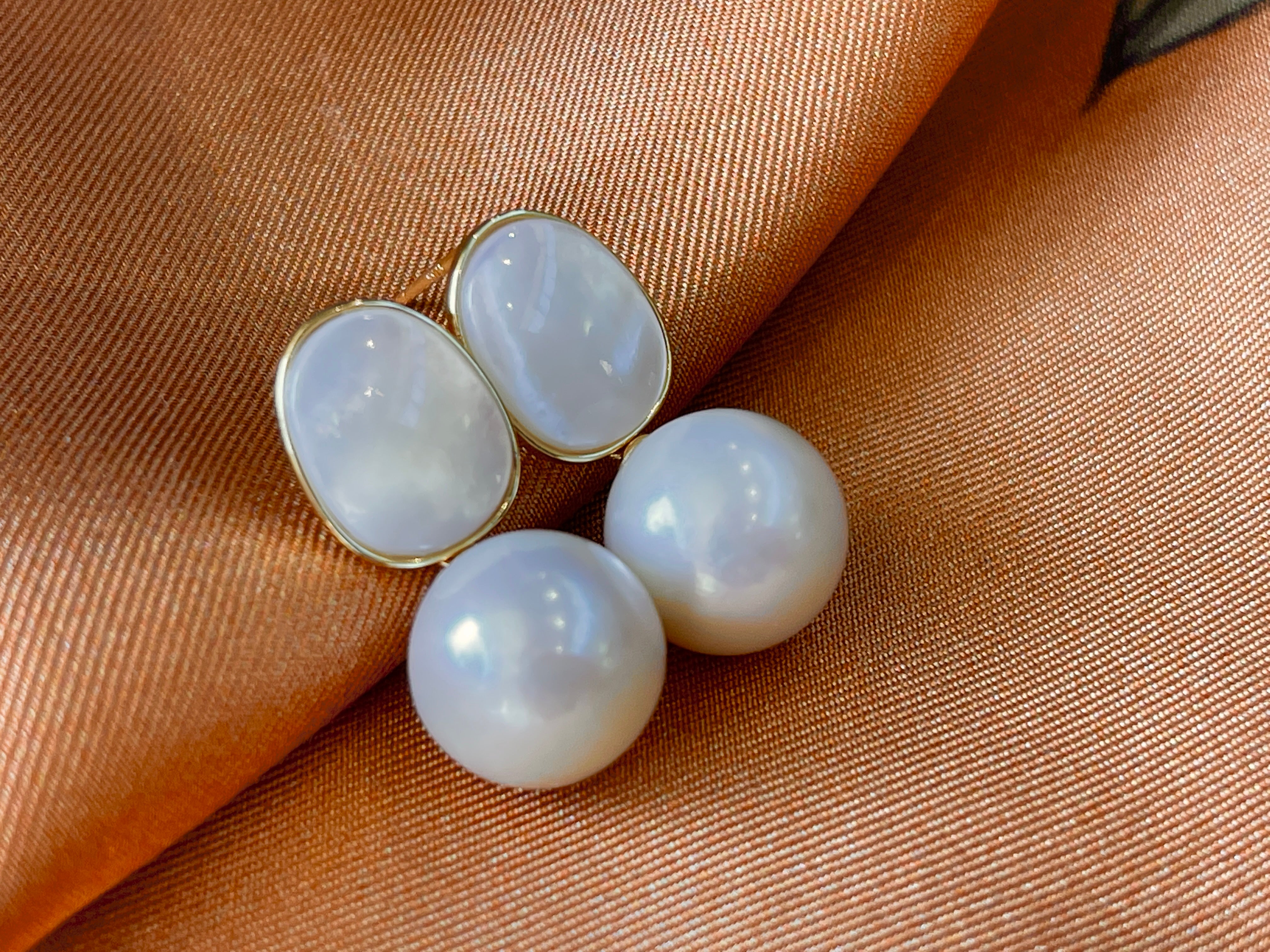 S925 Silver 10mm Freshwater Cultured Pearl Earrings
