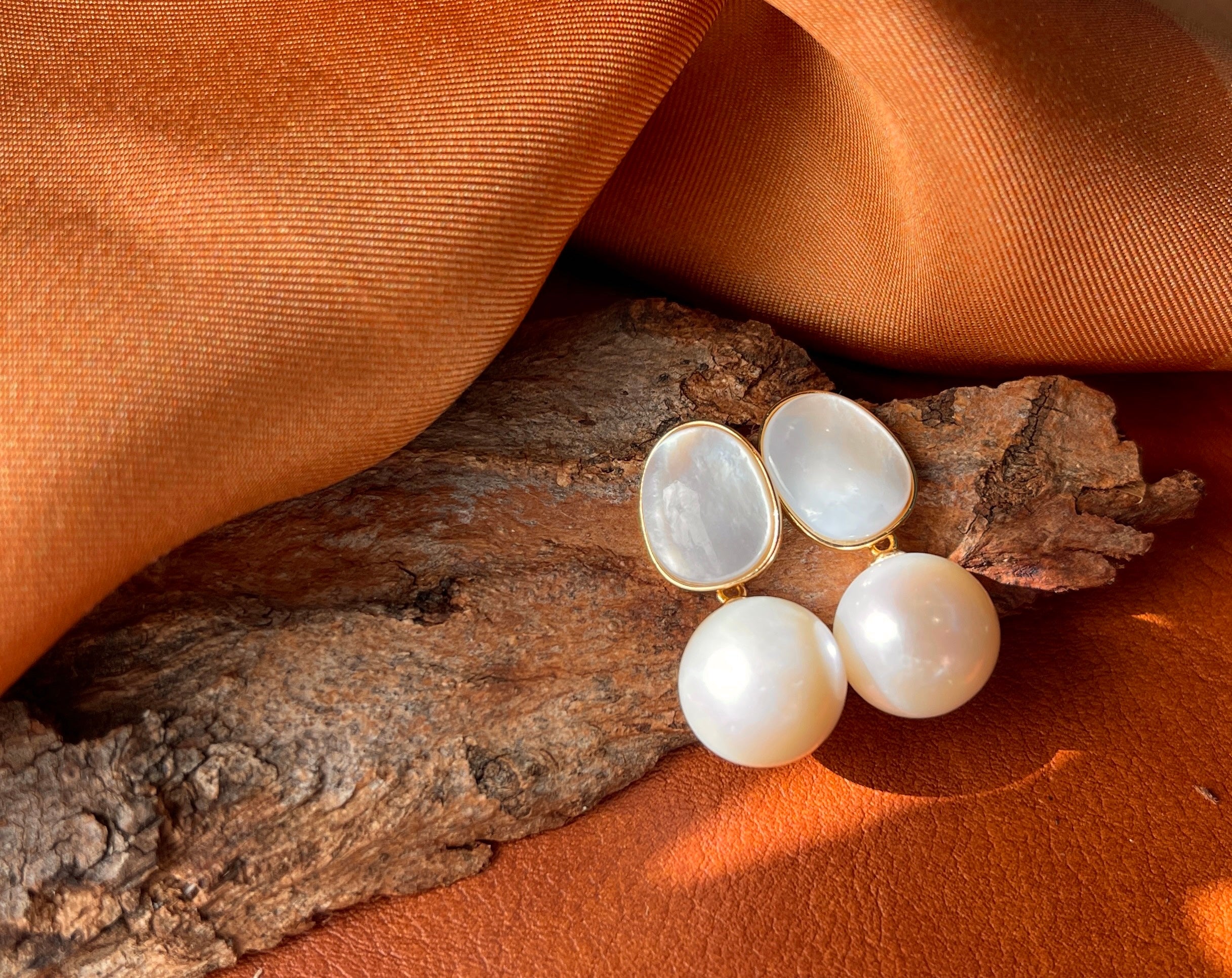 S925 Silver 10mm Freshwater Cultured Pearl Earrings