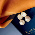 S925 Silver 10mm Freshwater Cultured Pearl Earrings