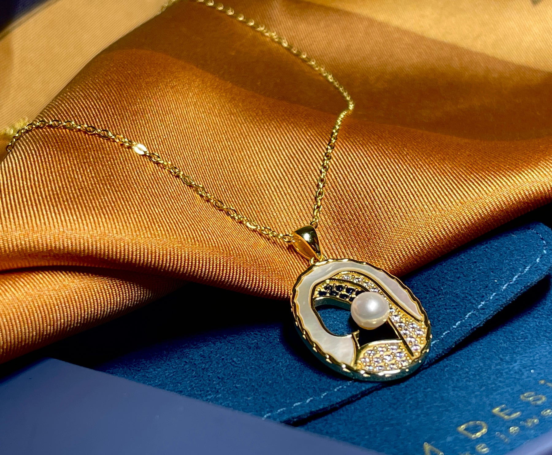 Girl with a Pearl Earring” Necklace
