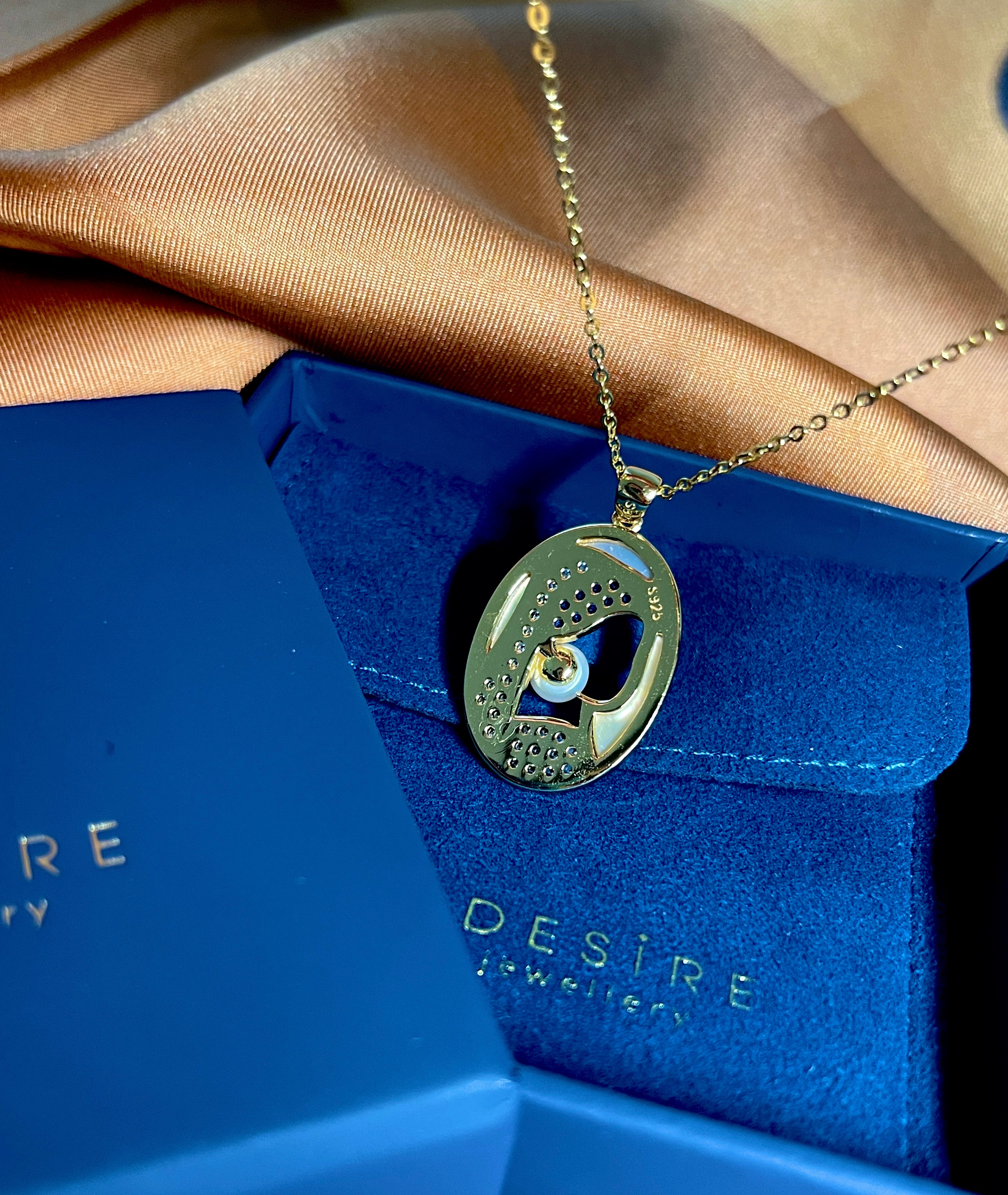Girl with a Pearl Earring” Necklace