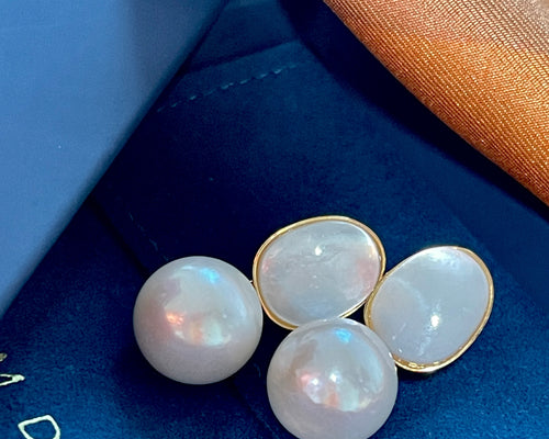 S925 Silver 10mm Freshwater Cultured Pearl Earrings