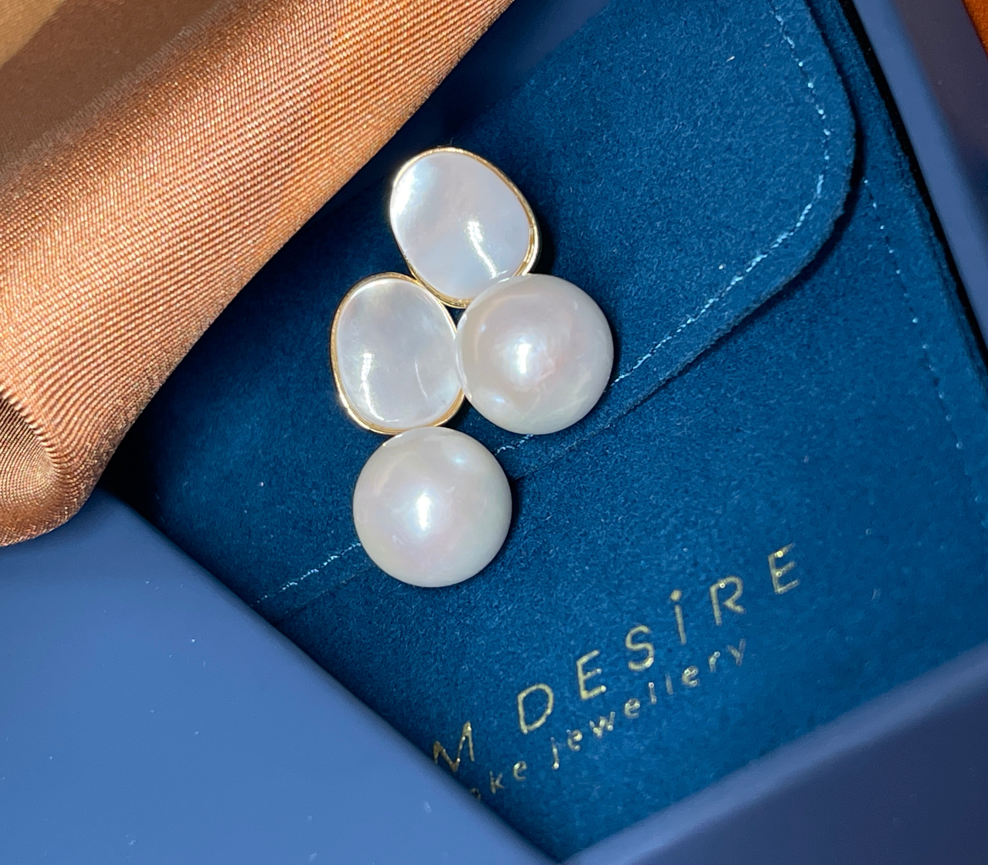 S925 Silver 10mm Freshwater Cultured Pearl Earrings