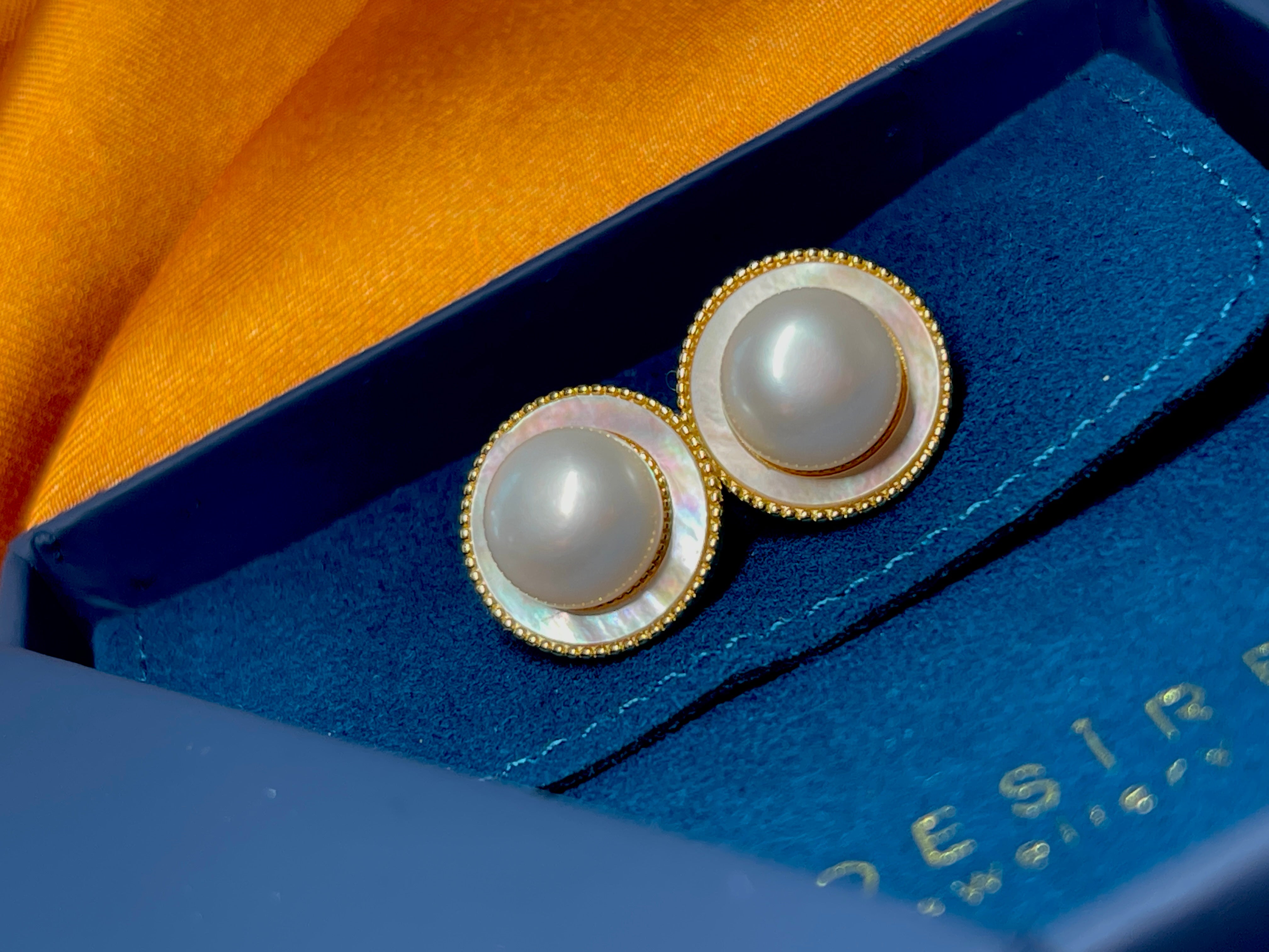 7-8mm Freshwater Cultured Pearl Earrings
