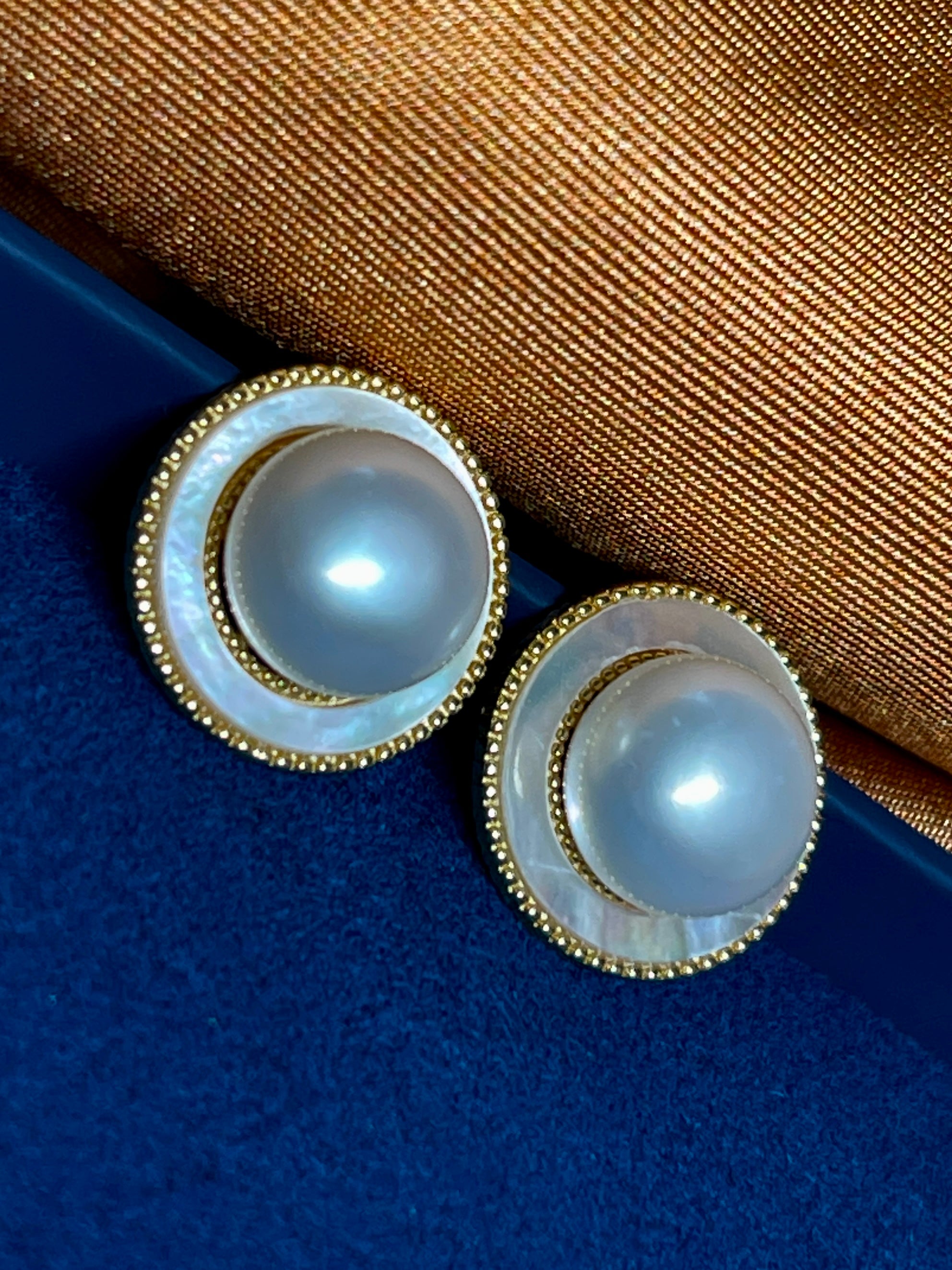 7-8mm Freshwater Cultured Pearl Earrings