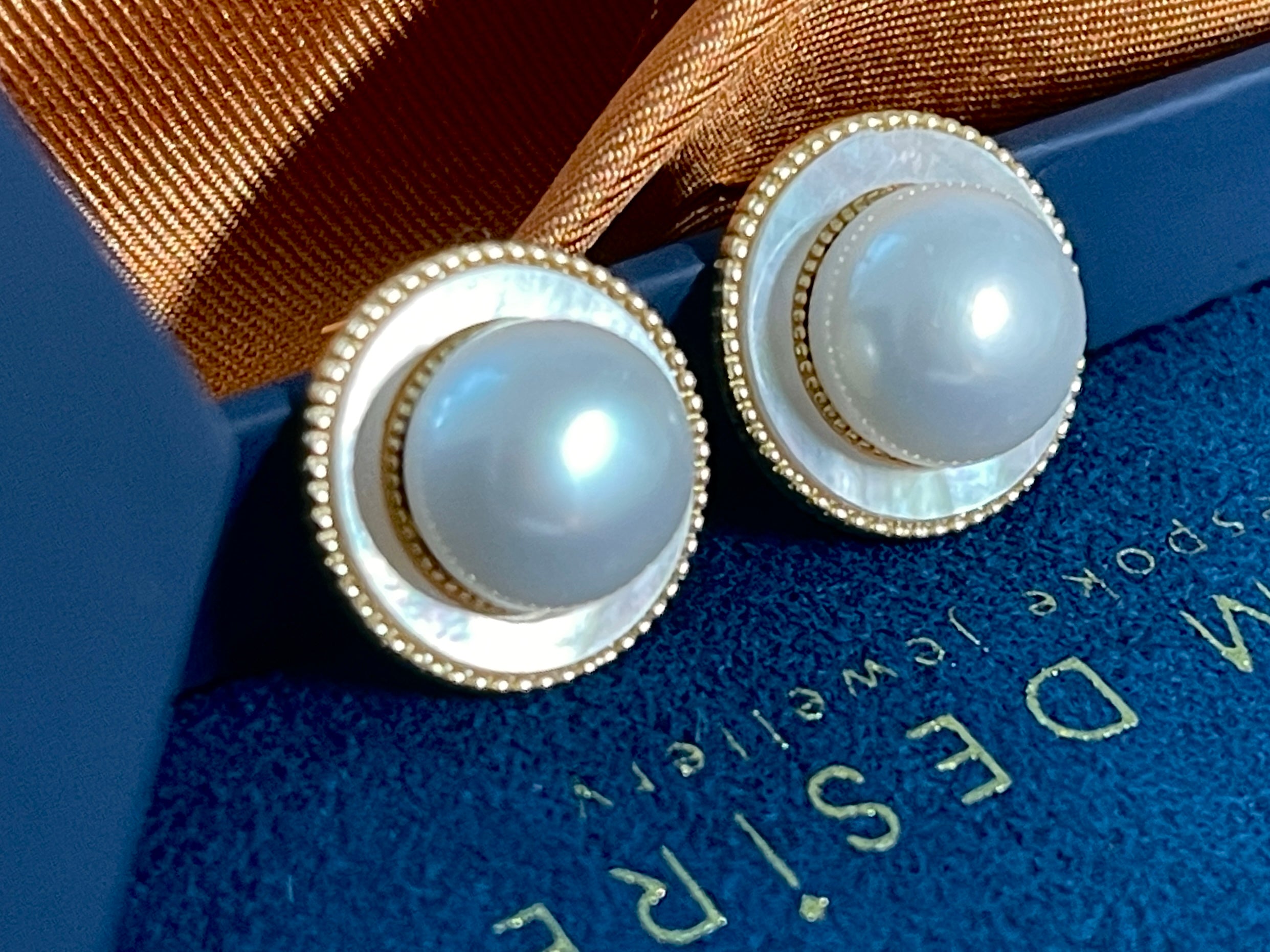 7-8mm Freshwater Cultured Pearl Earrings