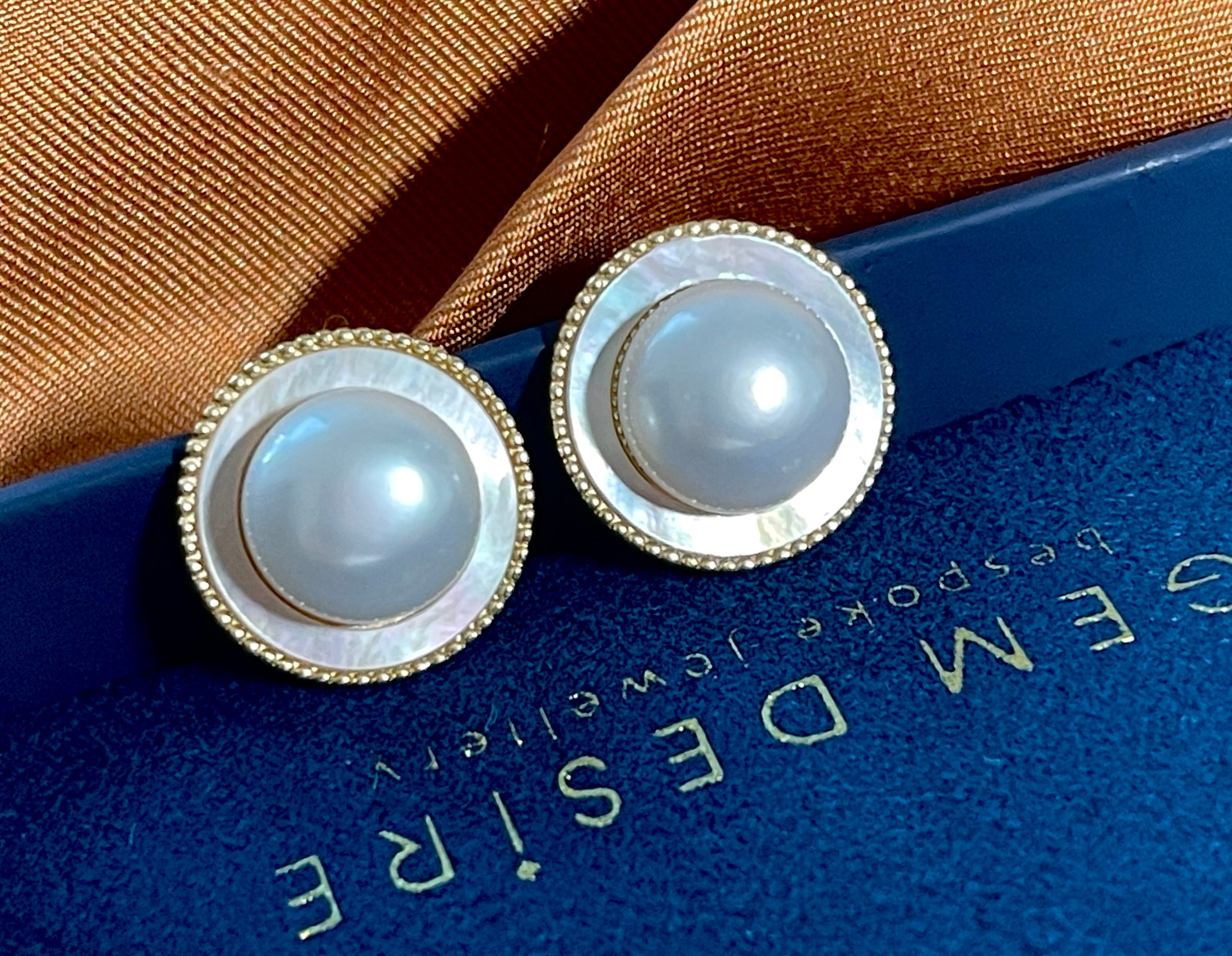 7-8mm Freshwater Cultured Pearl Earrings