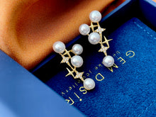 Starry Night Freshwater Pearl Earrings