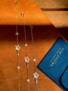 Solid Opal Star Bracelet