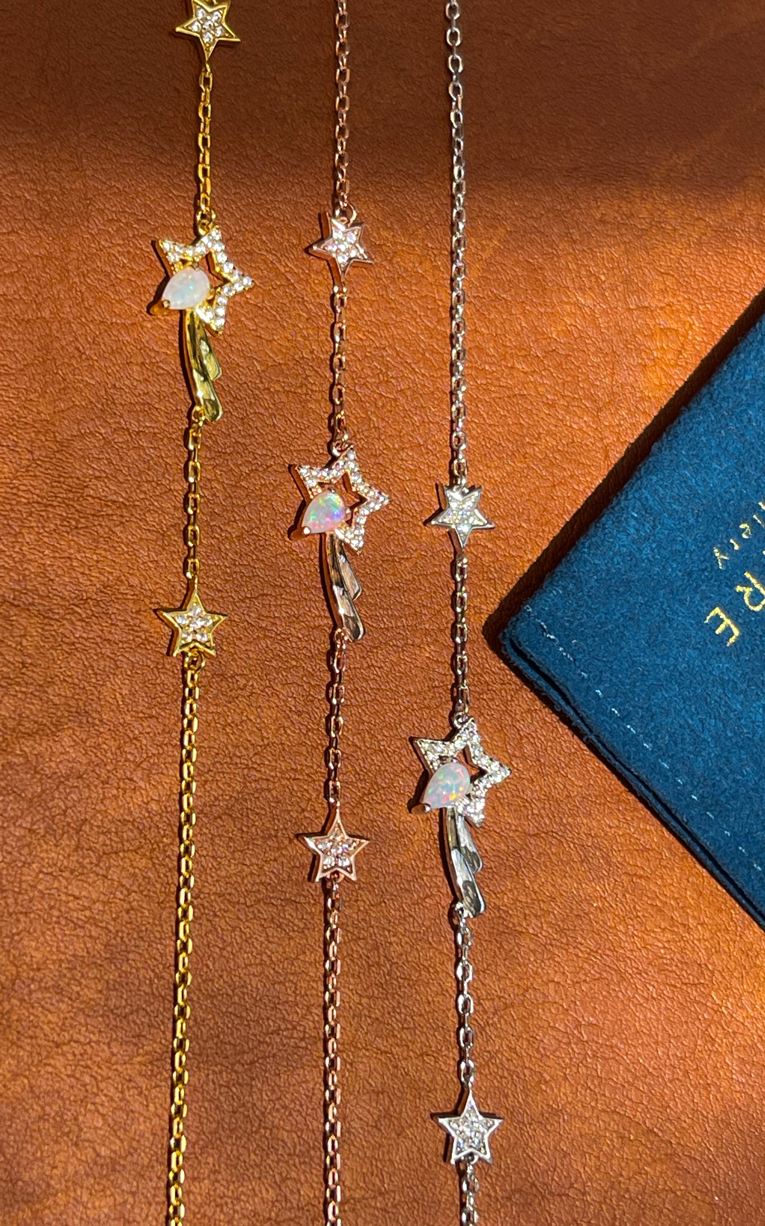 Solid Opal Star Bracelet