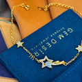 Solid Opal Star Bracelet
