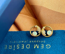 Solid Opal Earrings