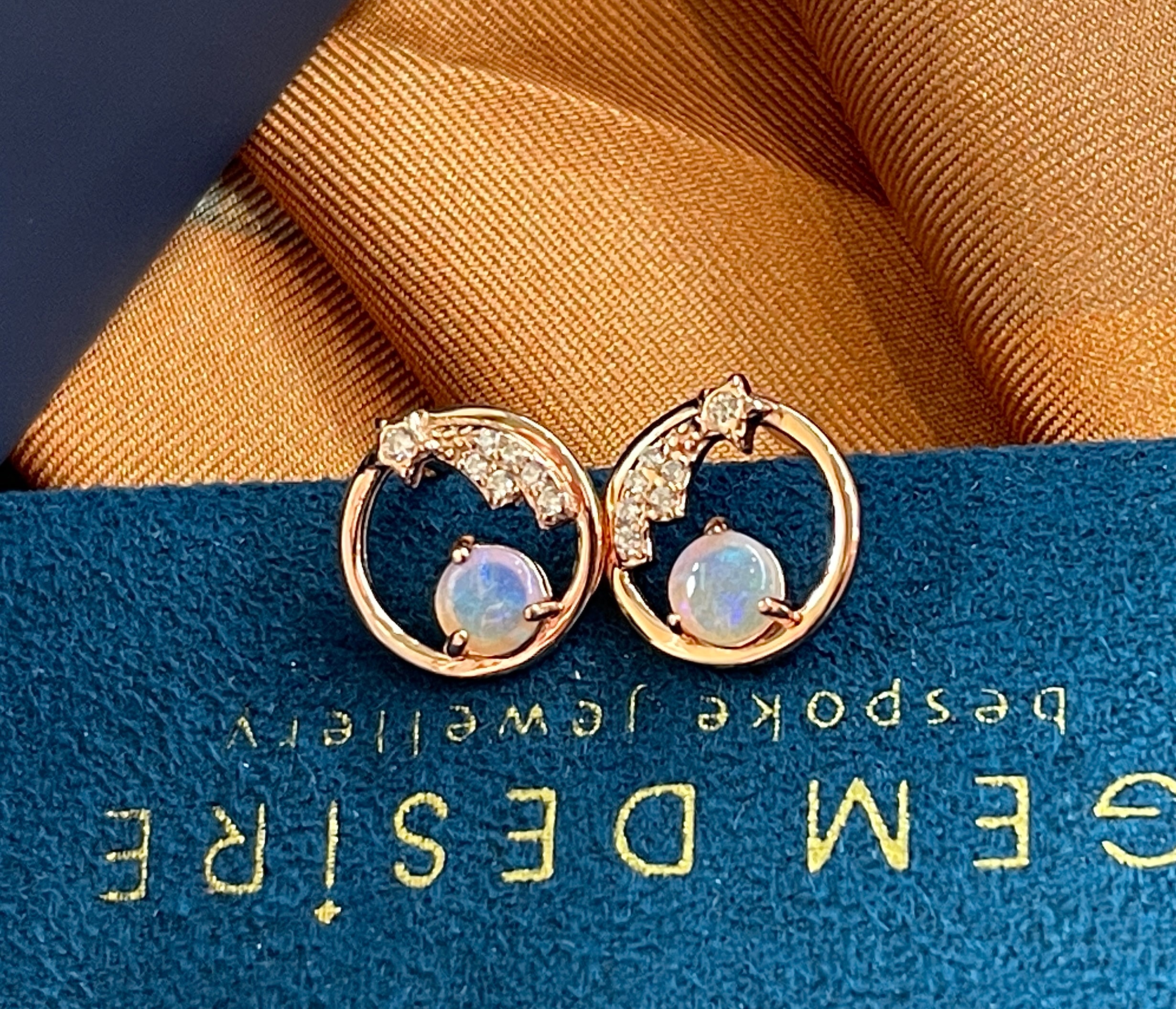 Solid Opal Earrings