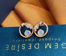 Solid Opal Earrings